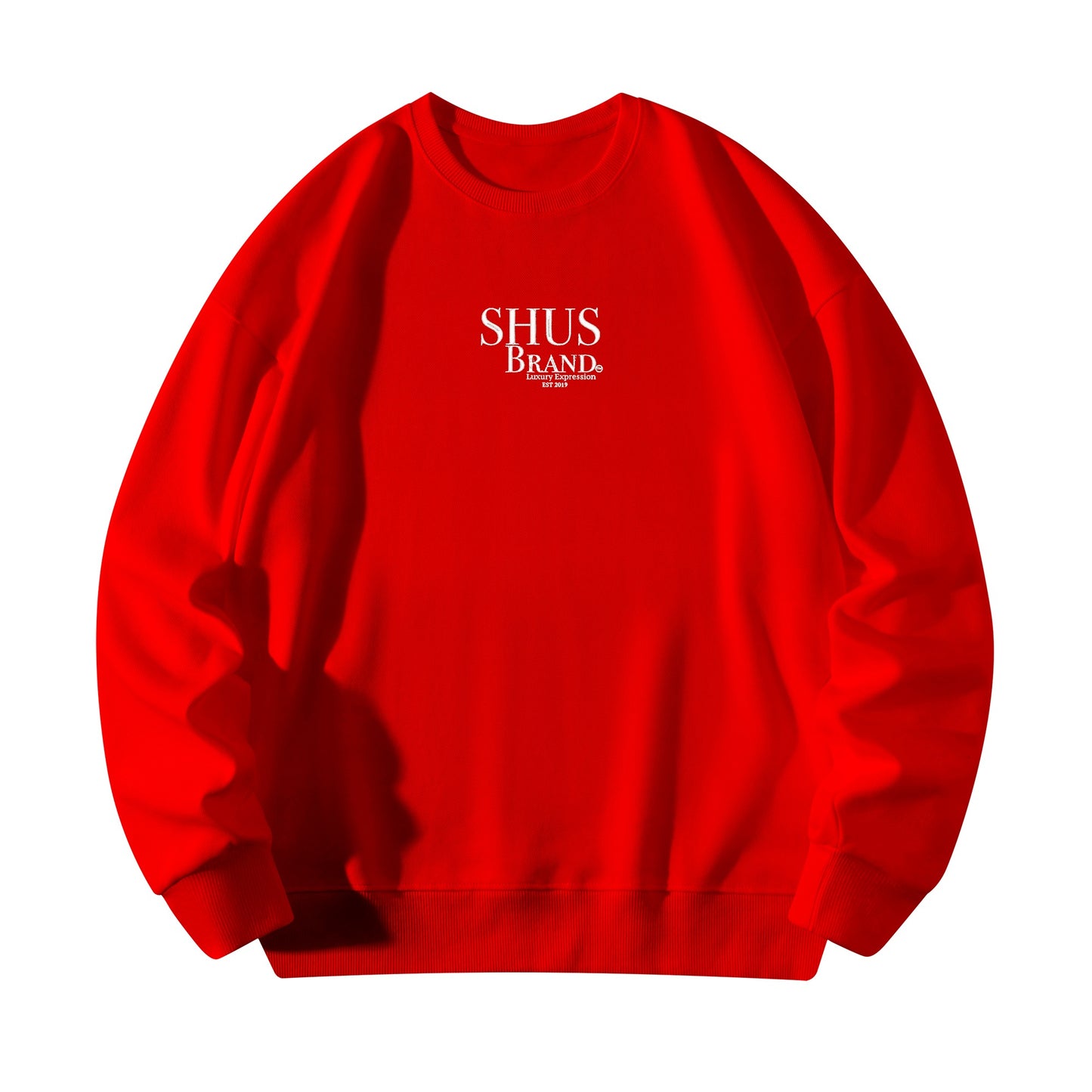 SHUS Brand Luxury Expression Adult Embroidered Pullover Sweater