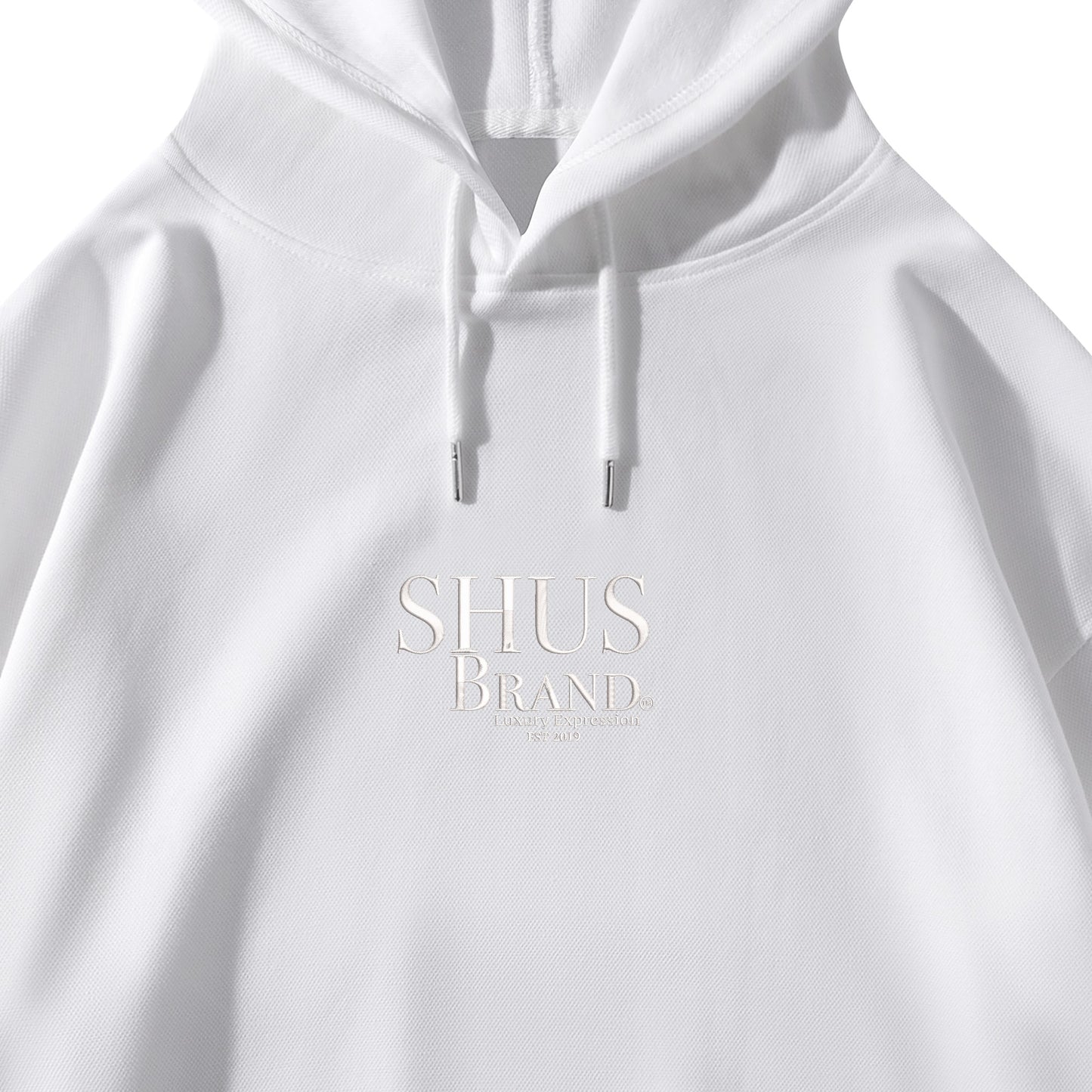 SHUS Brand Luxury Expression Adult Embroidered Pullover Hoodie