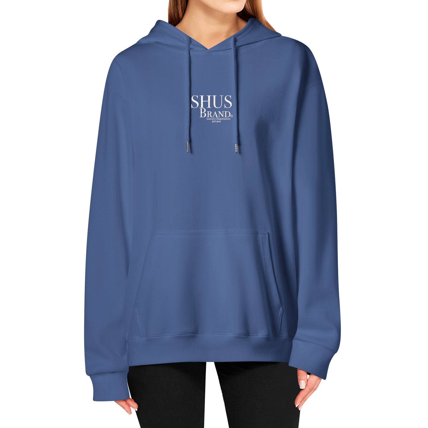 SHUS Brand Luxury Expression Adult Embroidered Pullover Hoodie