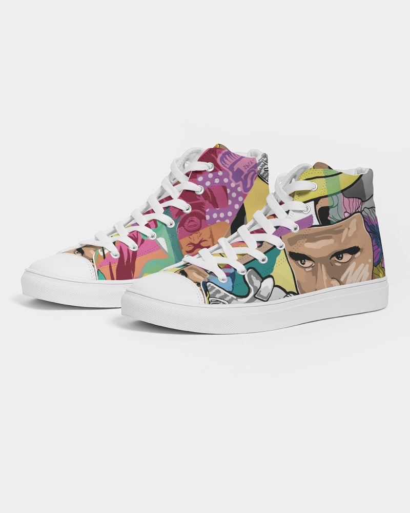 Legends Live forever Luxury Men's Hightop Canvas Shoe