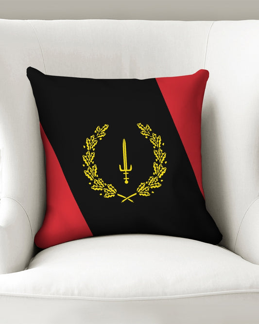 The Black American Heritage flag Luxury Throw Pillow Case 16"x16"