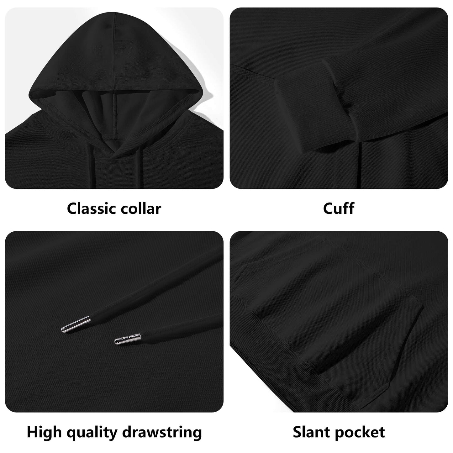 SHUS Brand Luxury Expression Adult Embroidered Pullover Hoodie