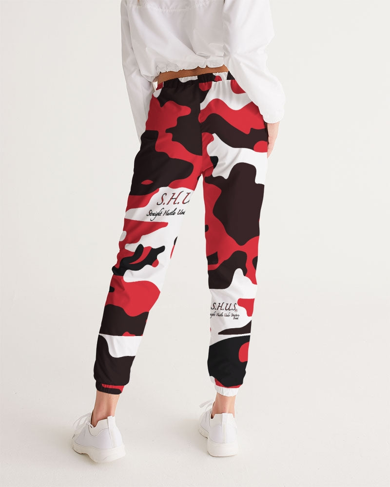 Red Camo Luxury Women's Track Pants