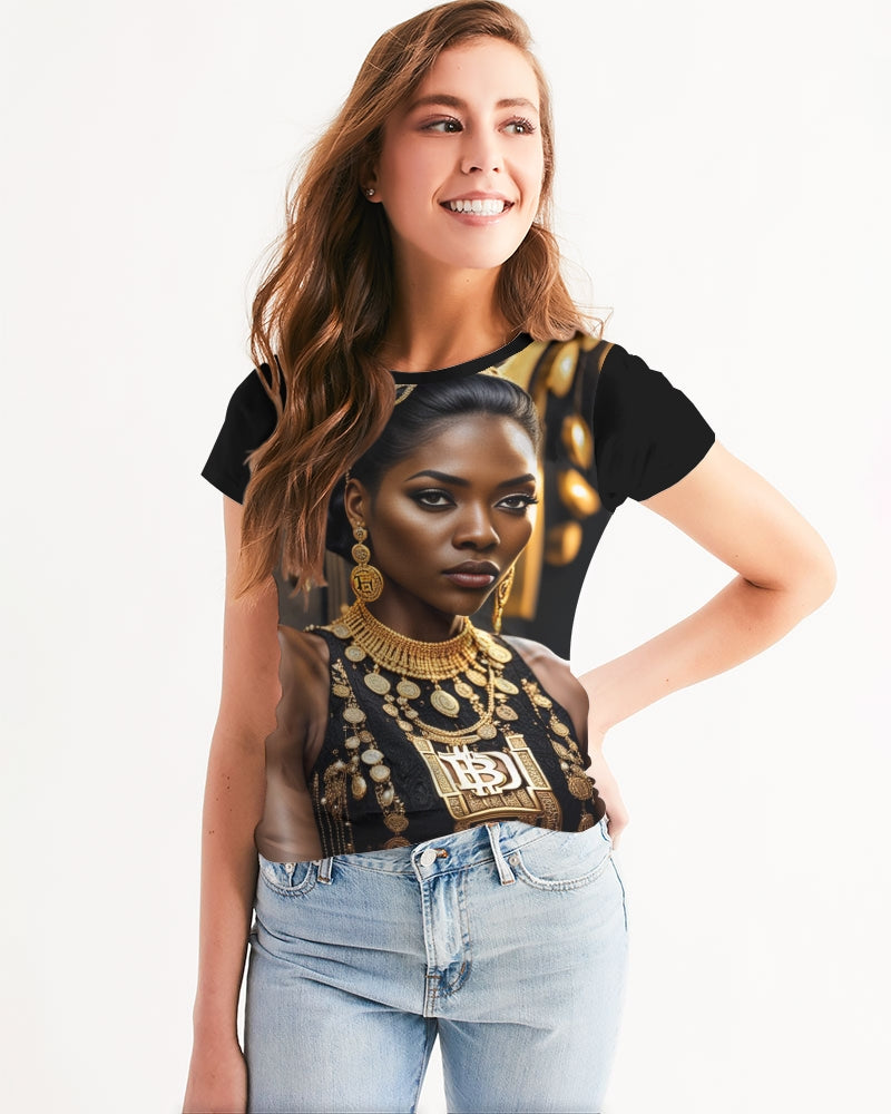 The Bitcoin Gal Women's All-Over Print Tee