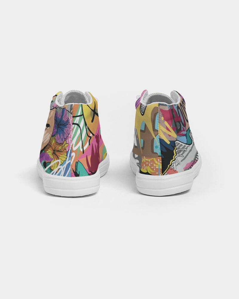 Legends Live forever Luxury Kids Hightop Canvas Shoe