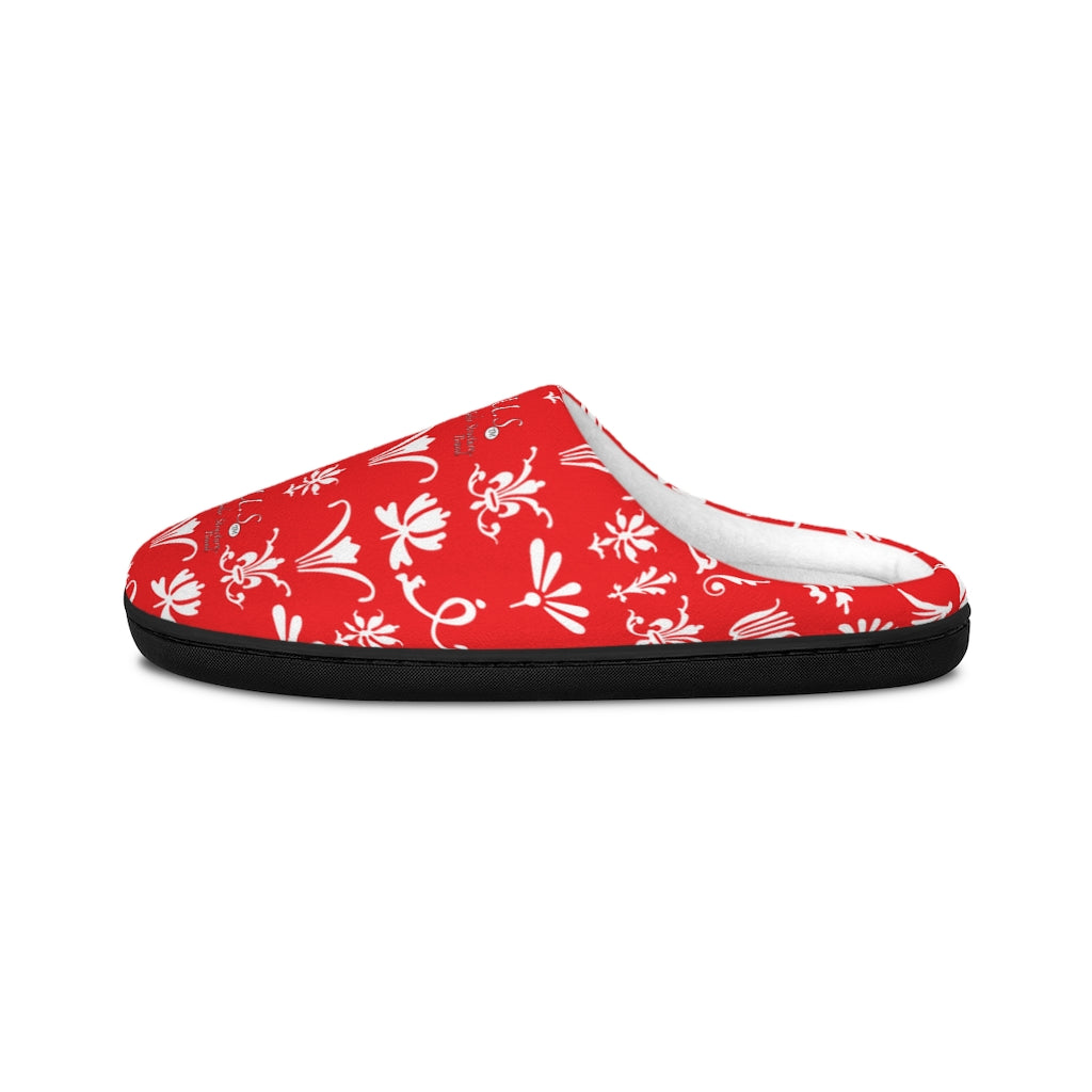 SHUS Brand Red Indoor Luxury Slippers