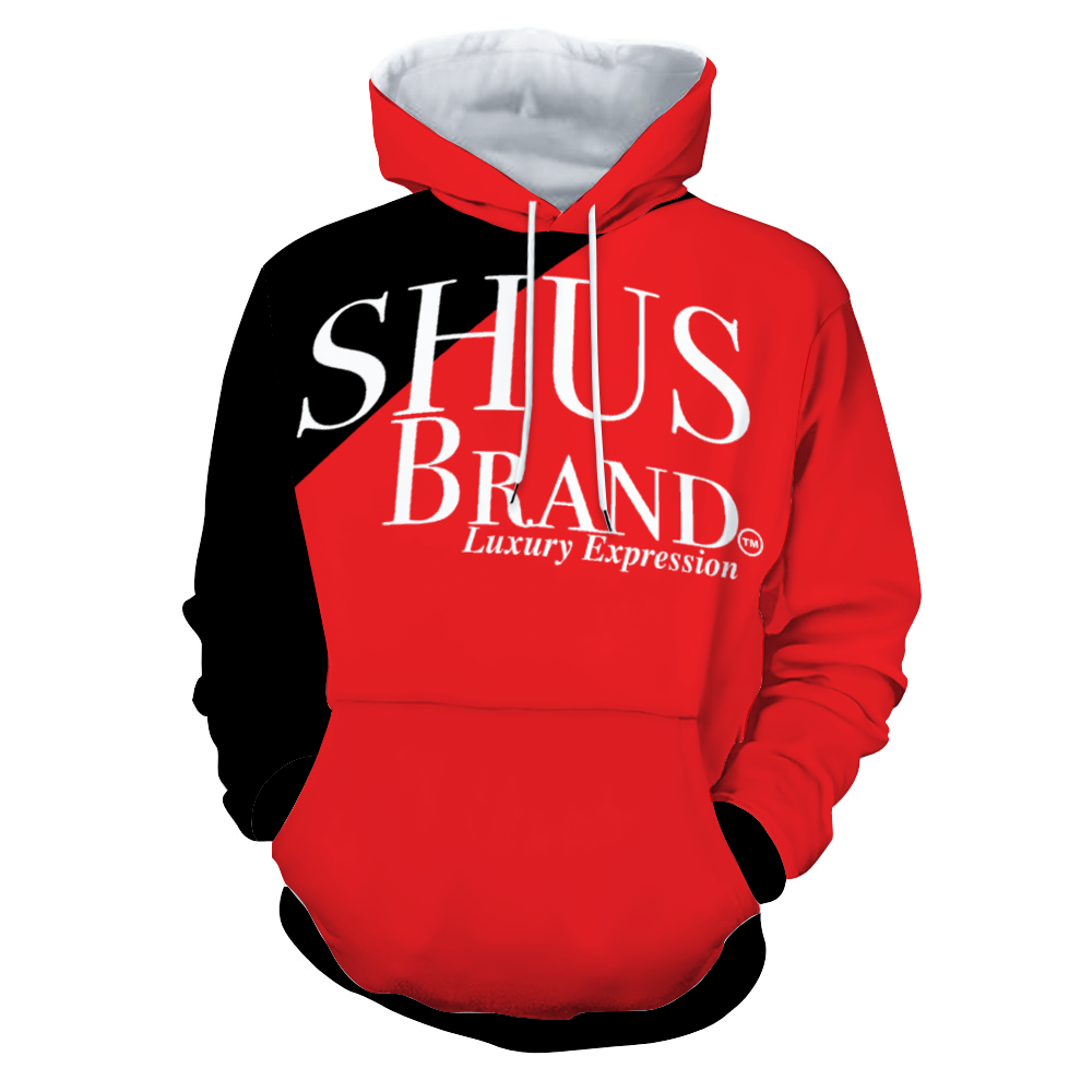 SHUS Brand luxury Unisex Spun velvet Plush Hoodies