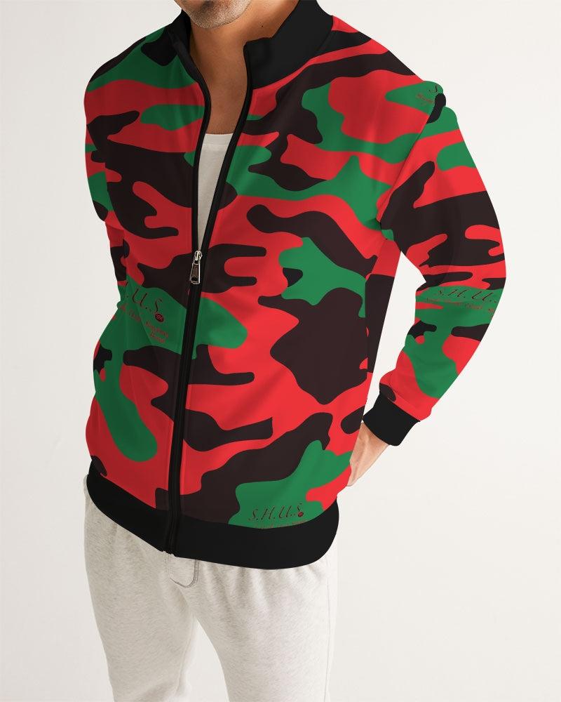 SHUS Brand RBG Camo Luxury Men's Track Jacket