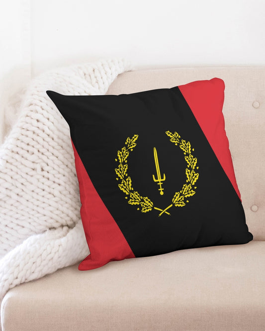 The Black American Heritage flag Luxury Throw Pillow Case 20"x20"