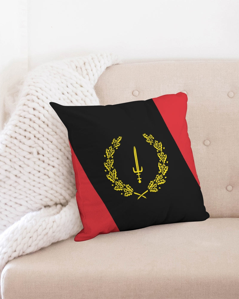 The Black American Heritage flag Luxury Throw Pillow Case 18"x18"