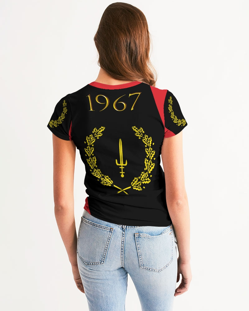 The Black American Heritage flag Luxury Women's Tee