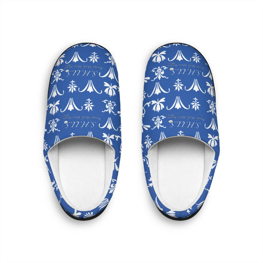 SHUS Brand Royal Blue Indoor Slippers