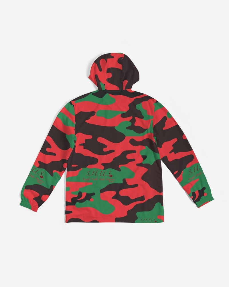 SHUS Brand RBG Camo Luxury Men's Windbreaker