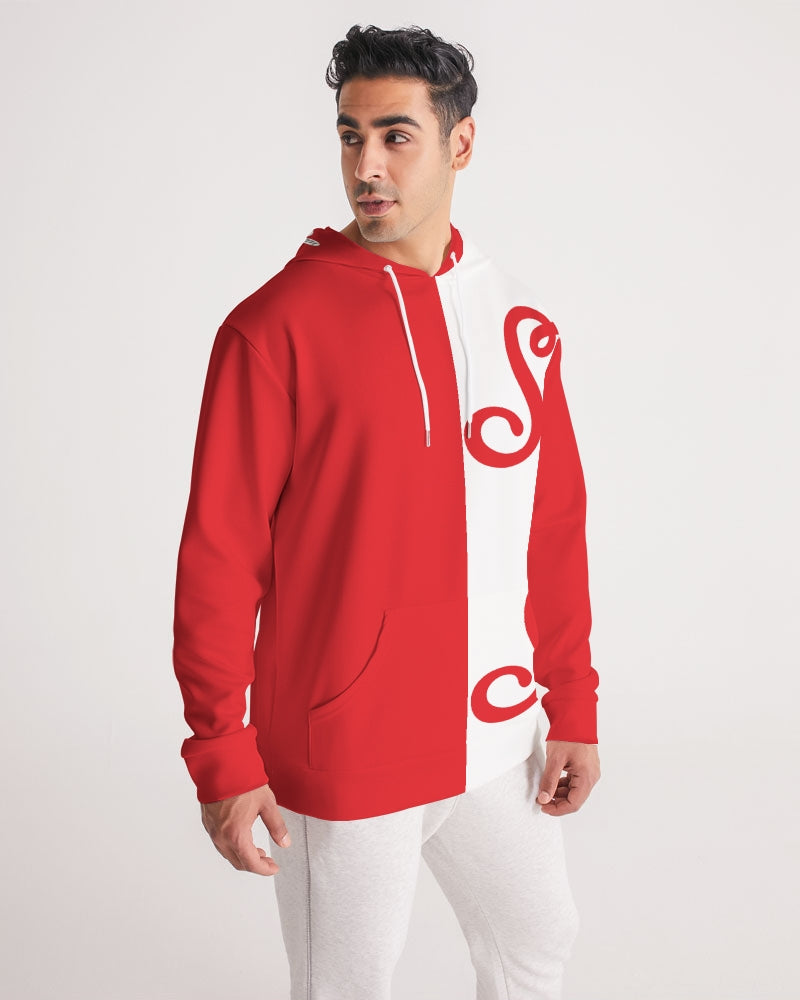 SHUS Brand Red logo luxury Men's Hoodie