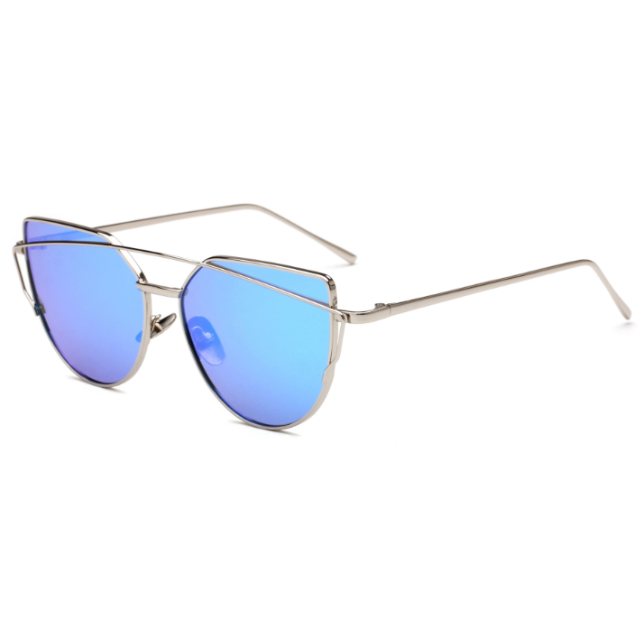 Female Vintage Gold Sunglasses