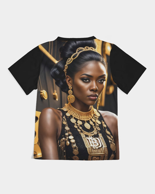 The Bitcoin Gal Kids  All-Over Print Tee