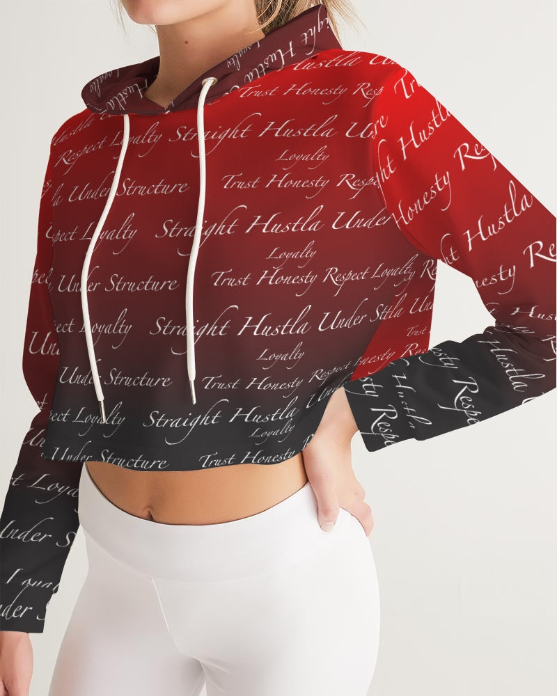 SHUS Brand Trust Luxury Women's Cropped Hoodie