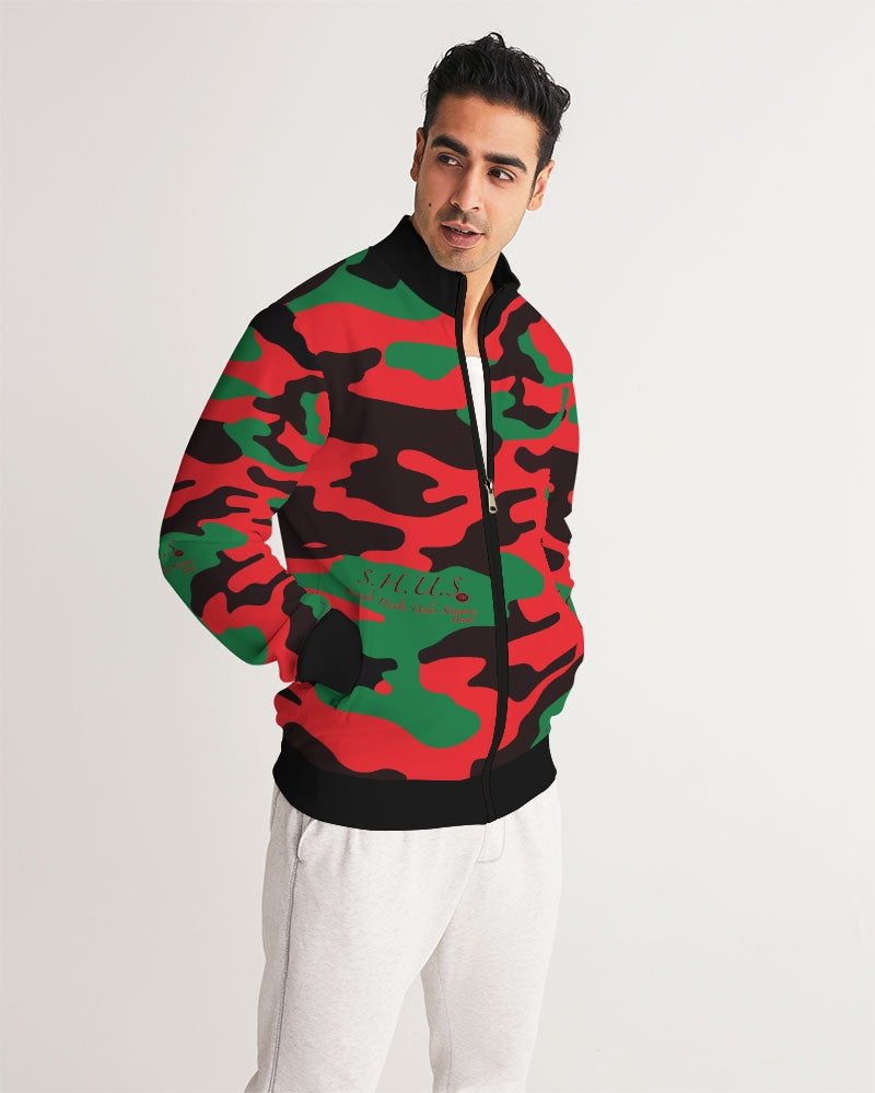 SHUS Brand RBG Camo Luxury Men's Track Jacket