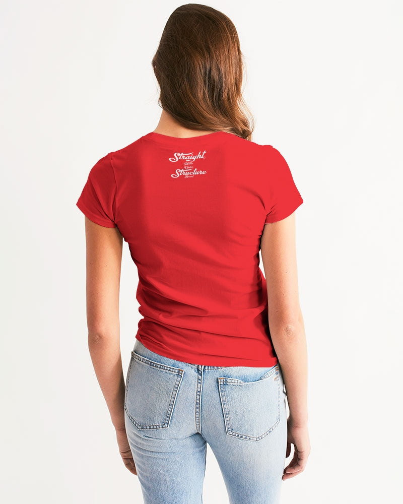 SHUS Brand Red  luxury Women's Tee