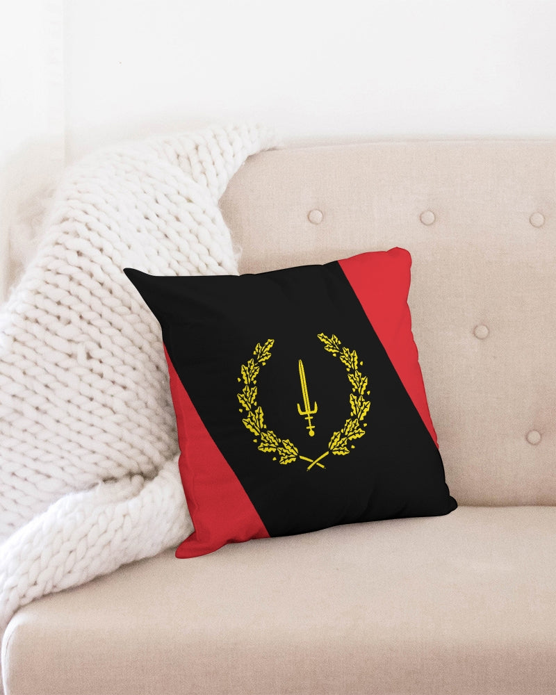 The Black American Heritage flag Luxury Throw Pillow Case 16"x16"