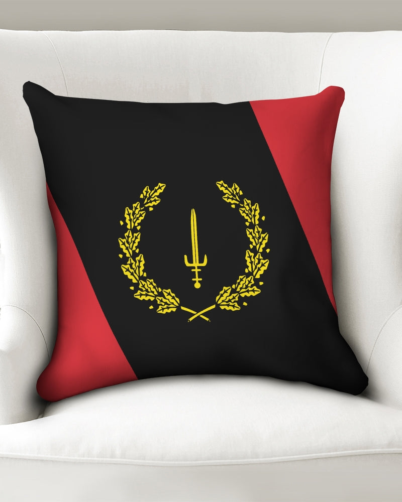 The Black American Heritage flag Luxury Throw Pillow Case 18"x18"