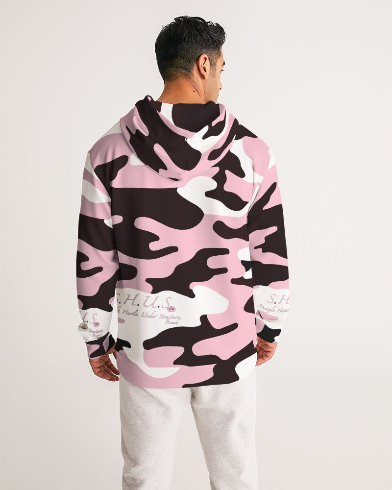 SHUS Brand Pink & Ready Camo Men's luxury Hoodie