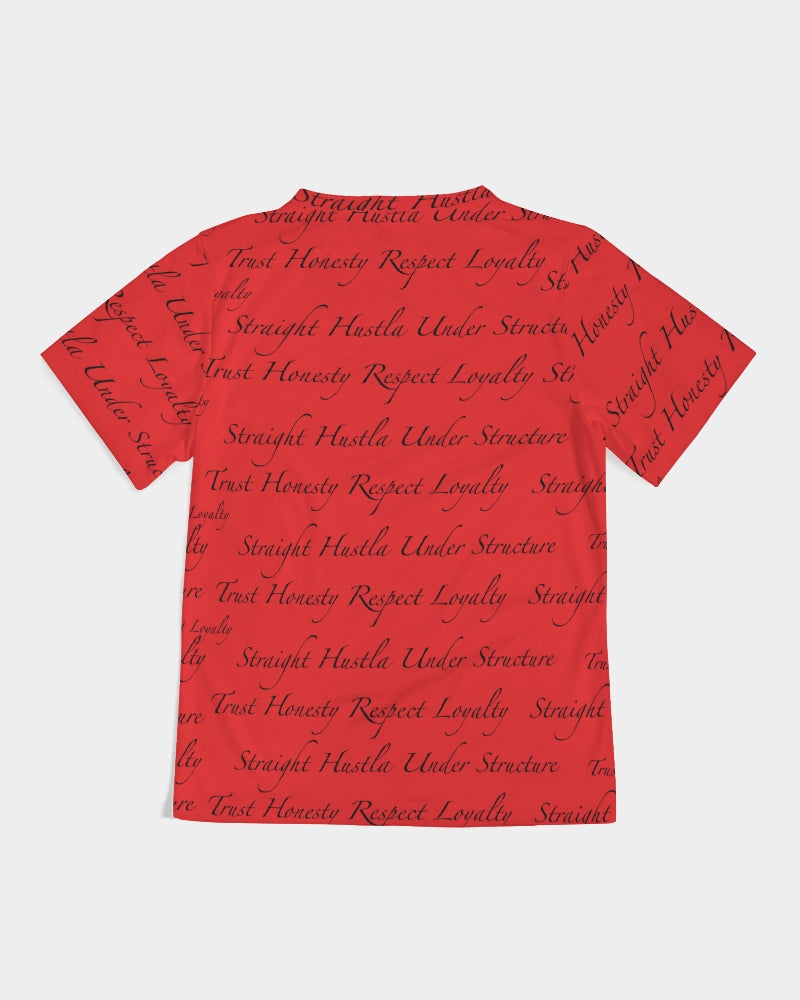 SHUS Brand luxury Red Fall Kids Tee