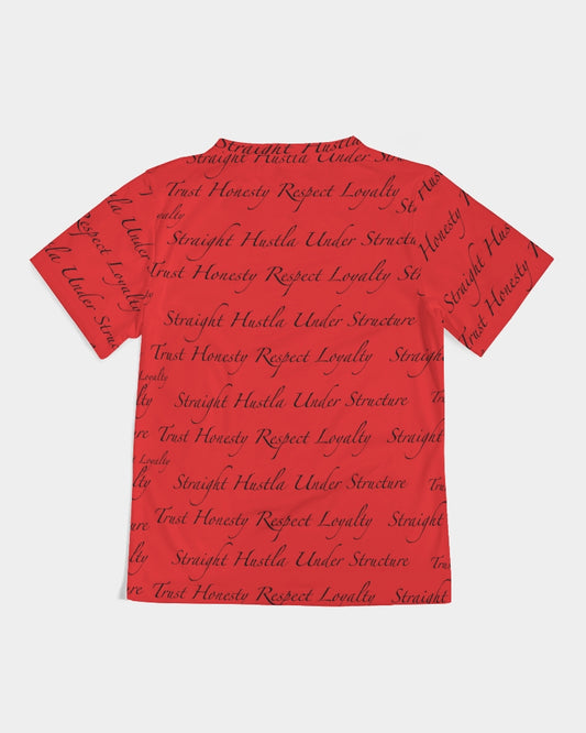 SHUS Brand luxury Red Fall Kids Tee