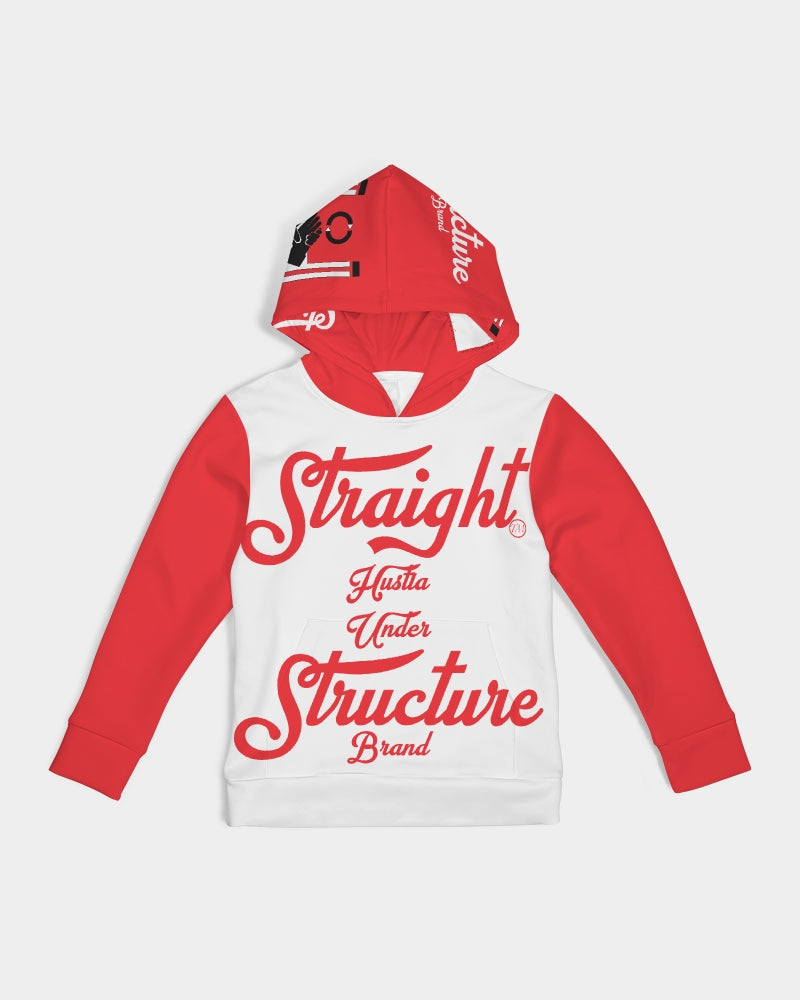 SHUS Red logo luxury Kids Hoodie