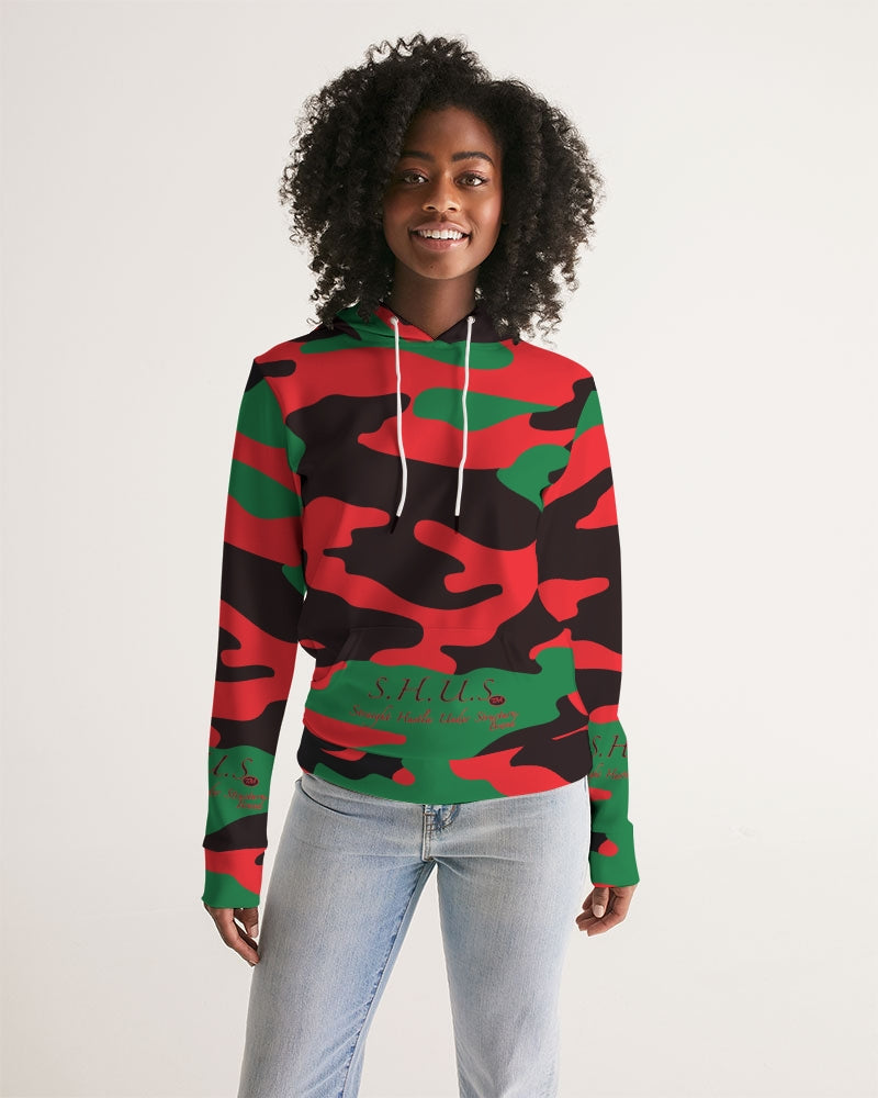 SHUS Brand RBG Camo Luxury Women's Hoodie