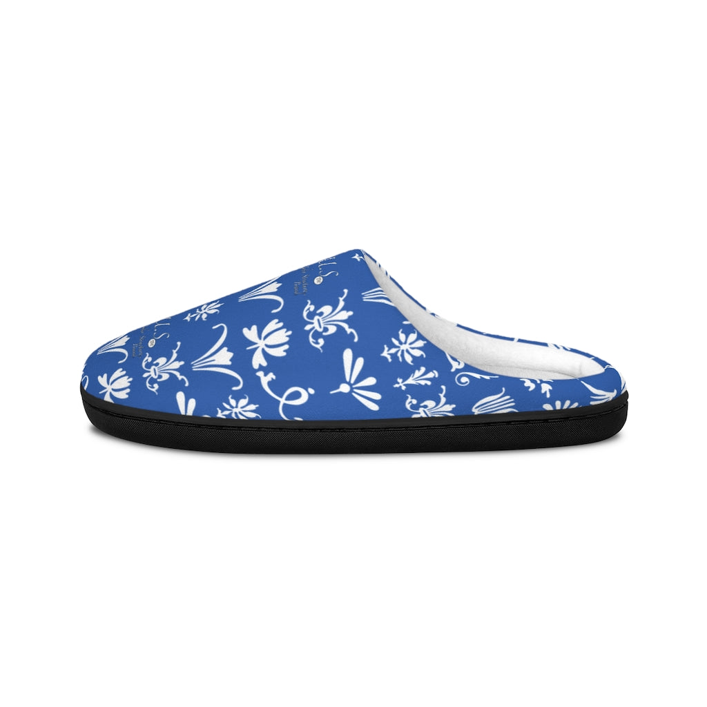 SHUS Brand Royal Blue Indoor Slippers