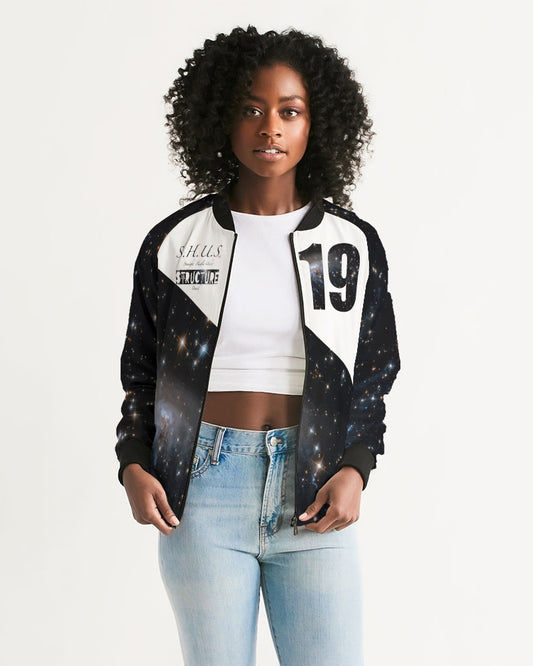 SHUS Brand luxury Space life Women's Bomber Jacket