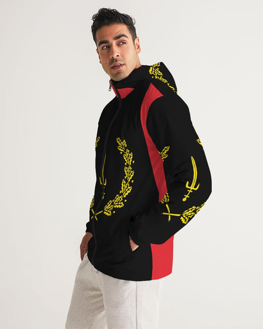 The Black American Heritage flag Luxury Men's Windbreaker