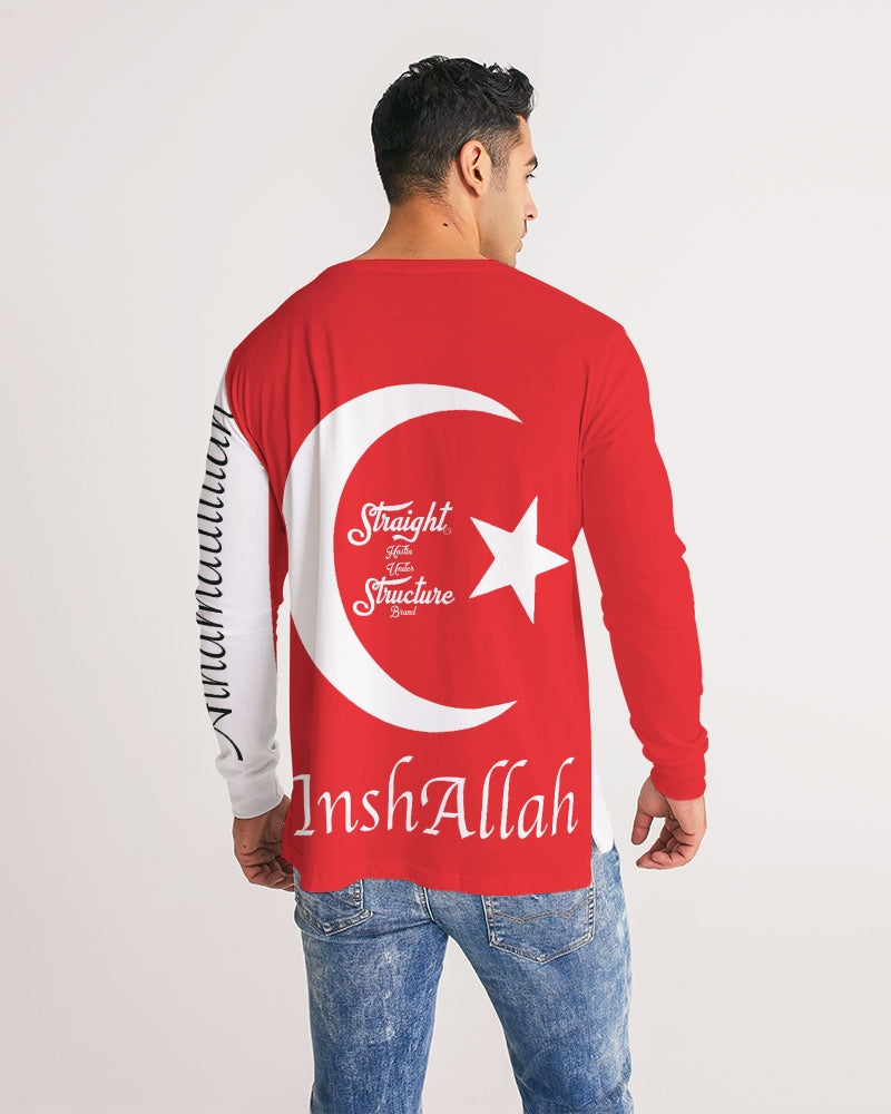 SHUS Brand Inshallah Luxury Men's Long Sleeve Tee