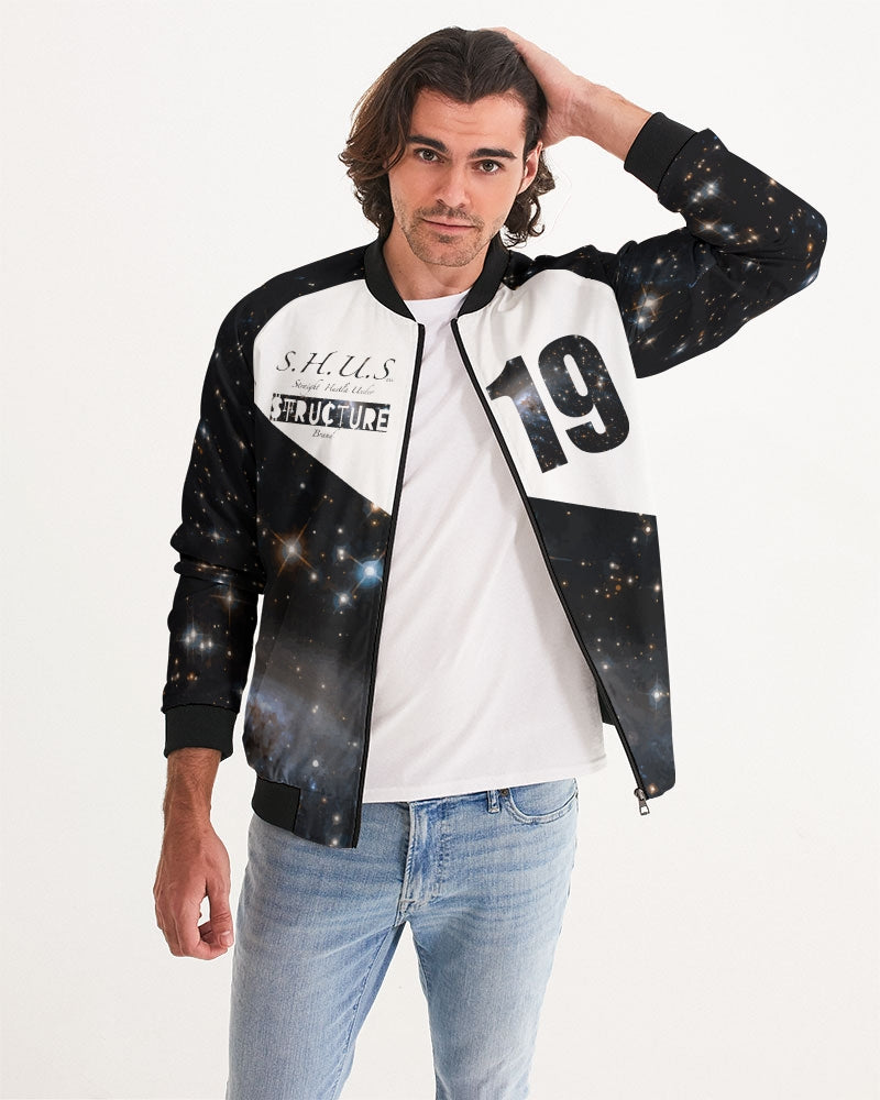 SHUS Brand luxury Space life Men's Bomber Jacket