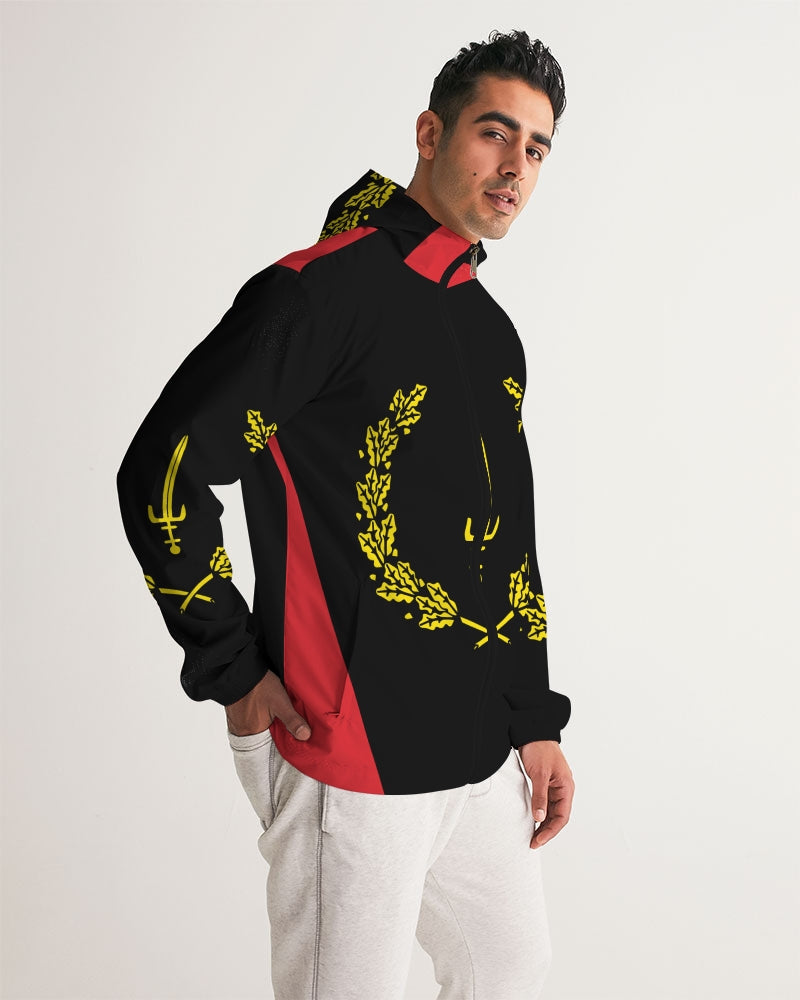 The Black American Heritage flag Luxury Men's Windbreaker