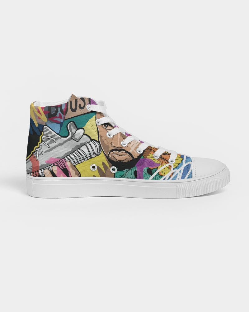 Legends Live forever Luxury Women's Hightop Canvas Shoe