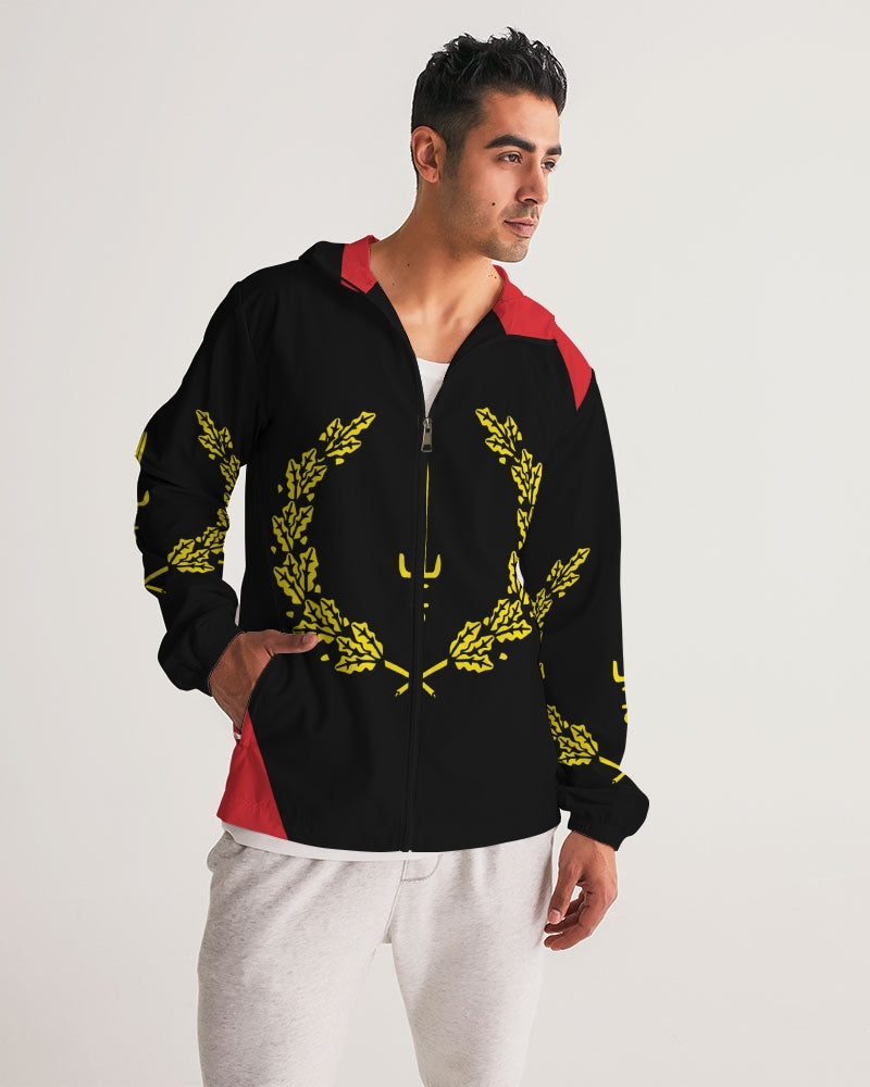 The Black American Heritage flag Luxury Men's Windbreaker