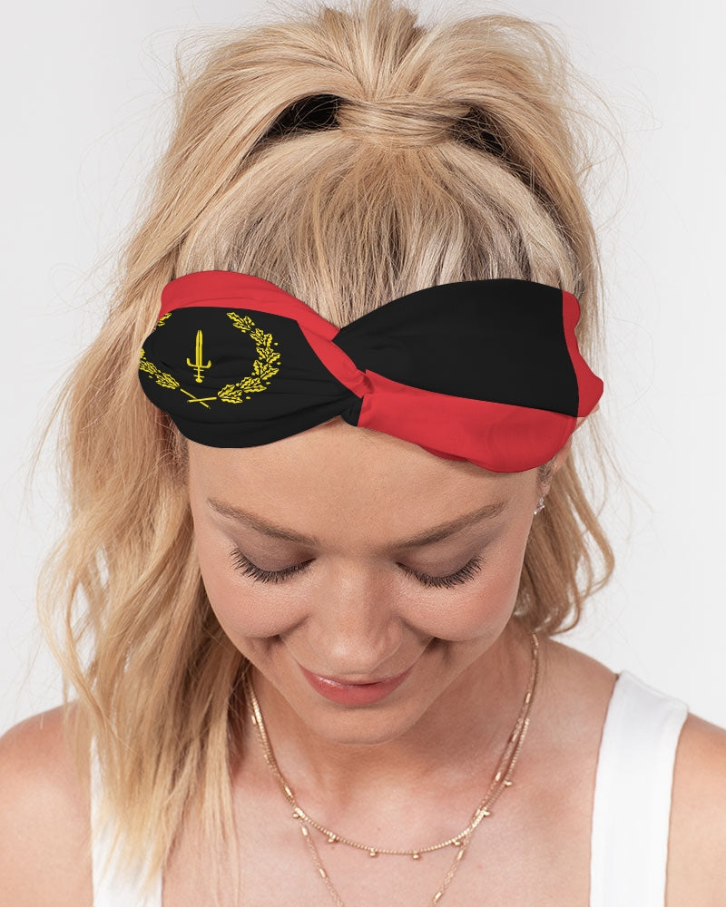 The Black American Heritage flag Luxury Twist Knot Headband Set