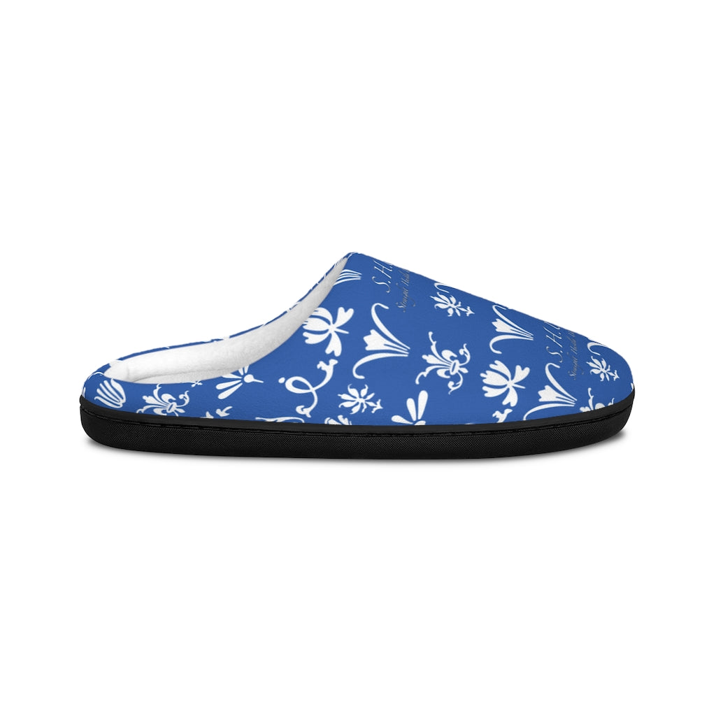 SHUS Brand Royal Blue Indoor Slippers