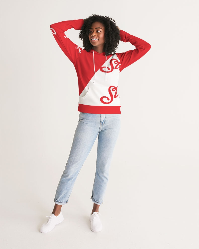 SHUS Red logo luxury Women's Hoodie