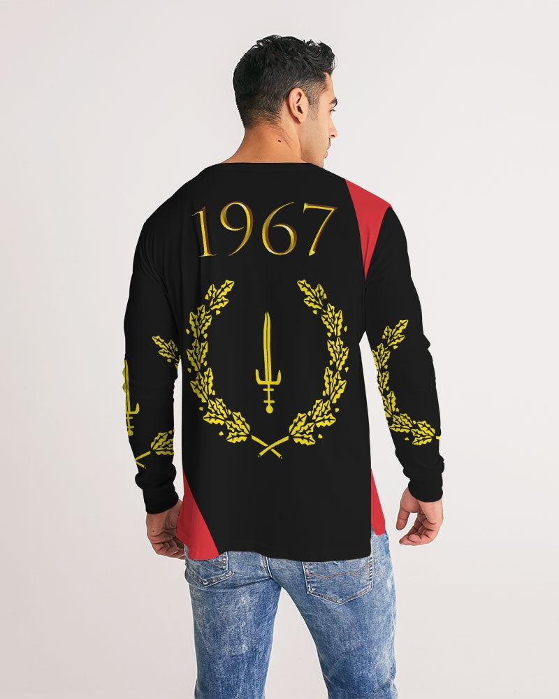 The Black American Heritage flag Luxury Men's Long Sleeve Tee