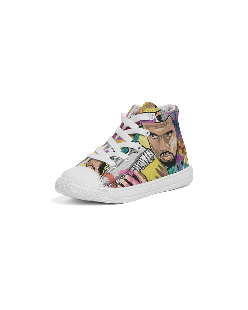 Legends Live forever Luxury Kids Hightop Canvas Shoe