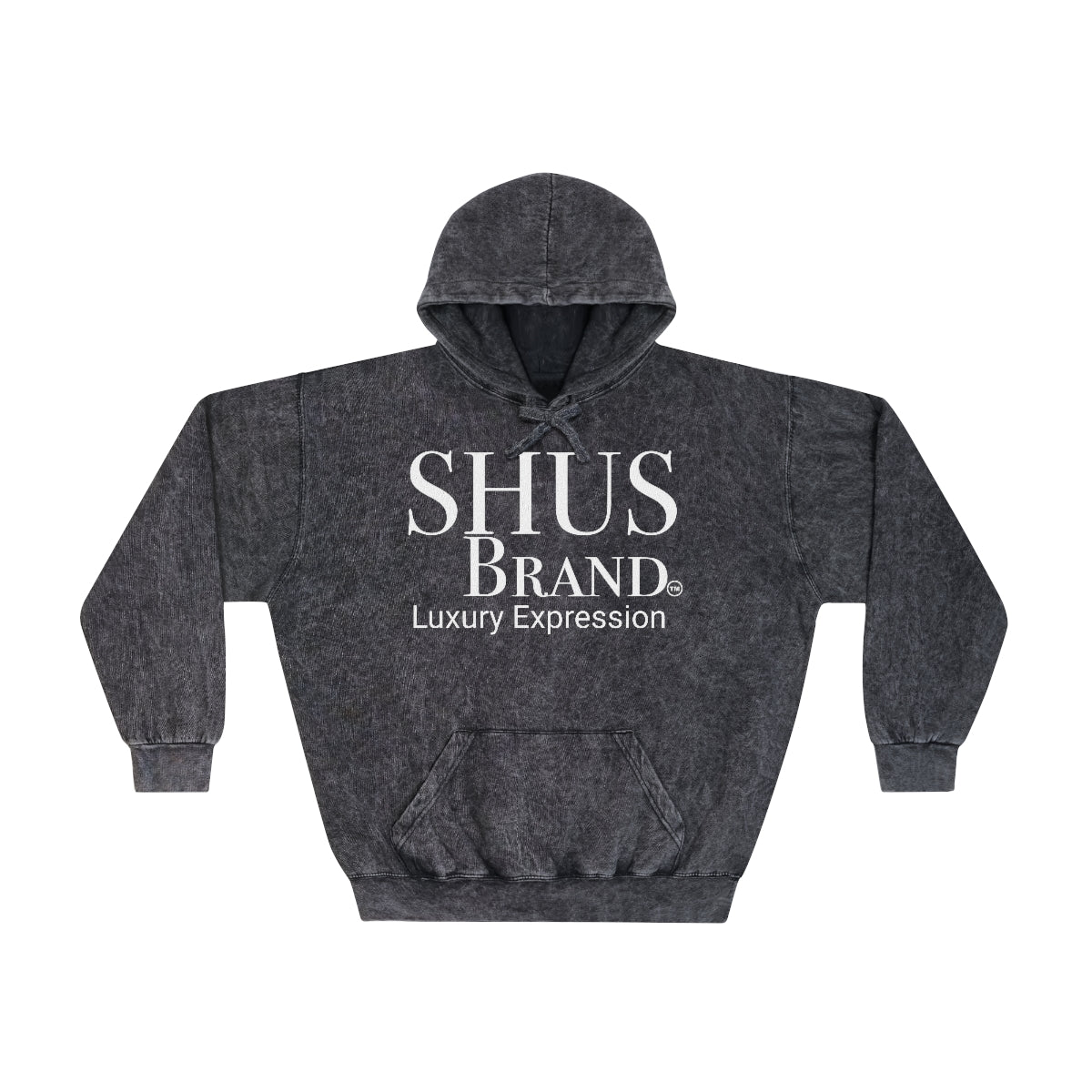 SHUS Brand luxury Unisex Mineral Wash Hoodie