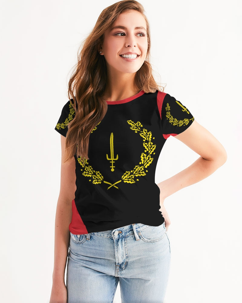 The Black American Heritage flag Luxury Women's Tee