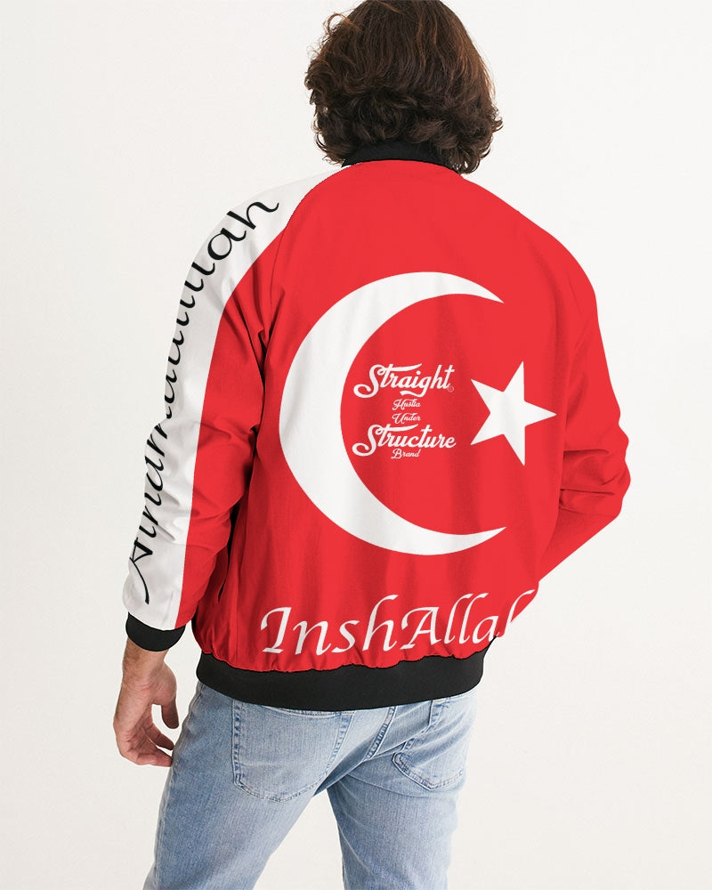 SHUS Brand Inshallah Luxury Men's Bomber Jacket