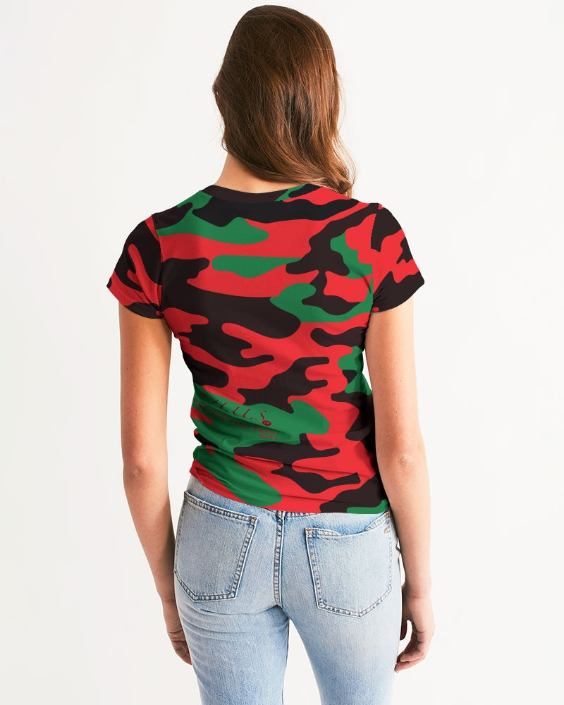 SHUS Brand RBG Camo Luxury Women's Tee