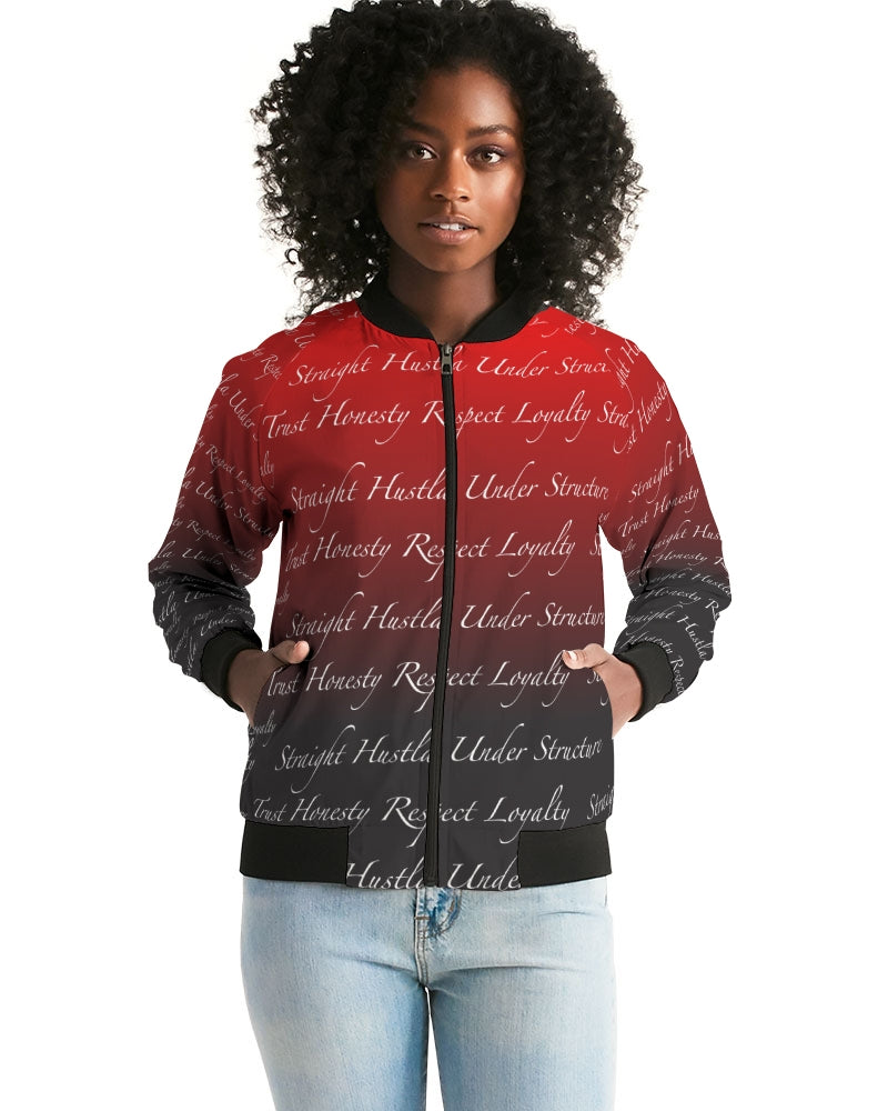 SHUS Brand Trust Luxury Women's Bomber Jacket