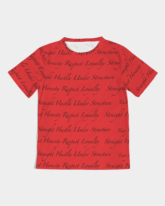 SHUS Brand luxury Red Fall Kids Tee