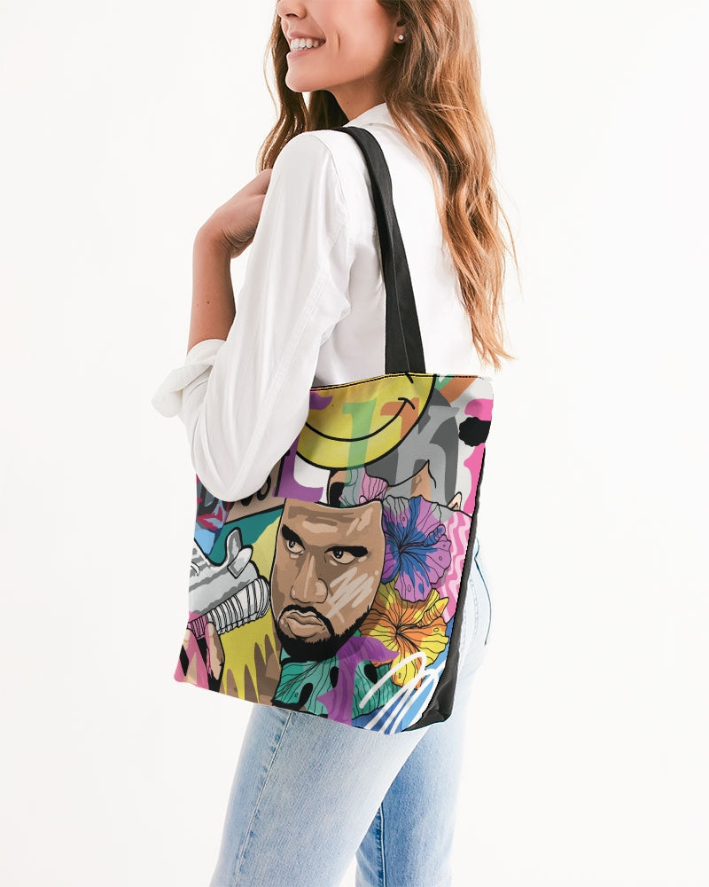 Legends Live forever Luxury Canvas Zip Tote